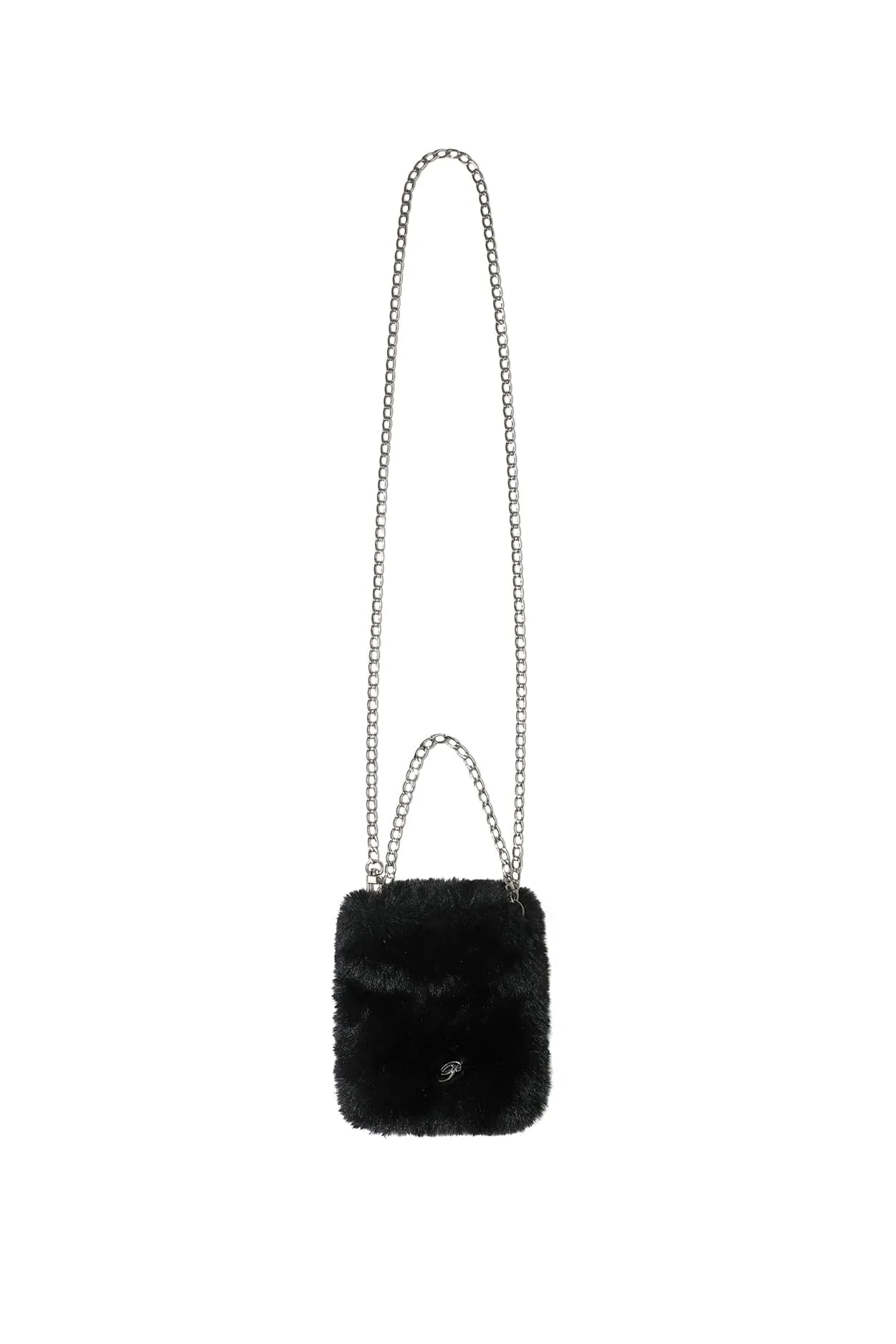 [PAIN OR PLEASURE] FW 24 SOPHIA FUR MINI BAG black