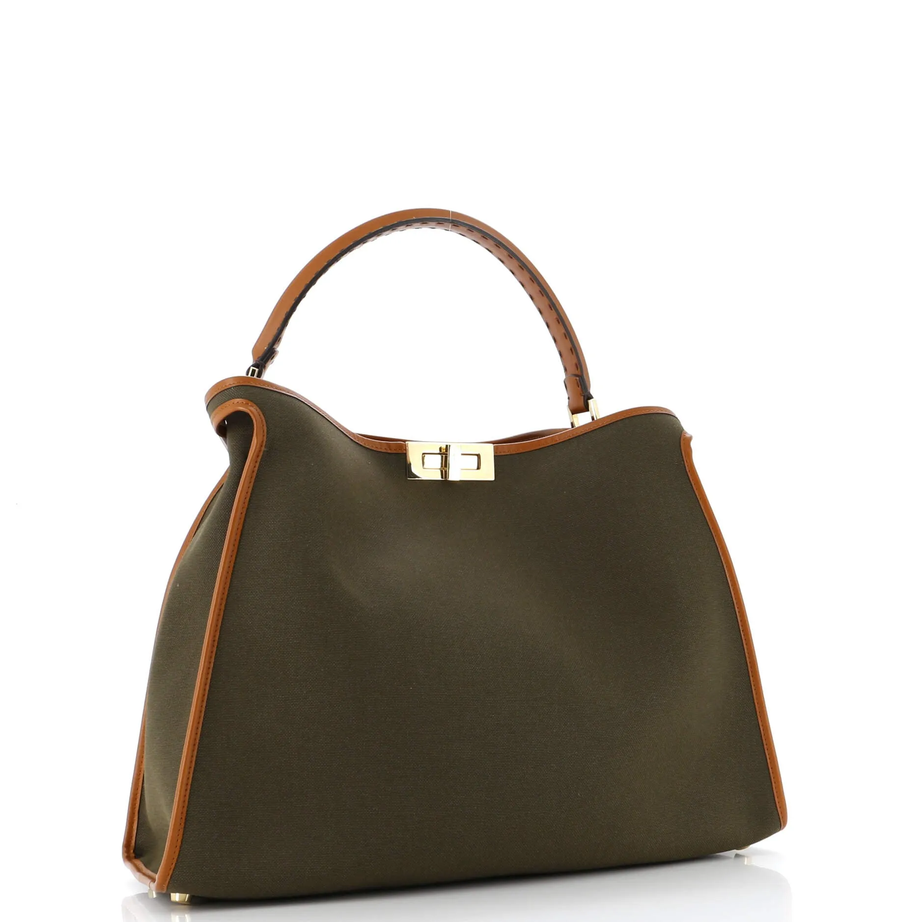 Peekaboo X-Lite Bag Canvas with Leather Large