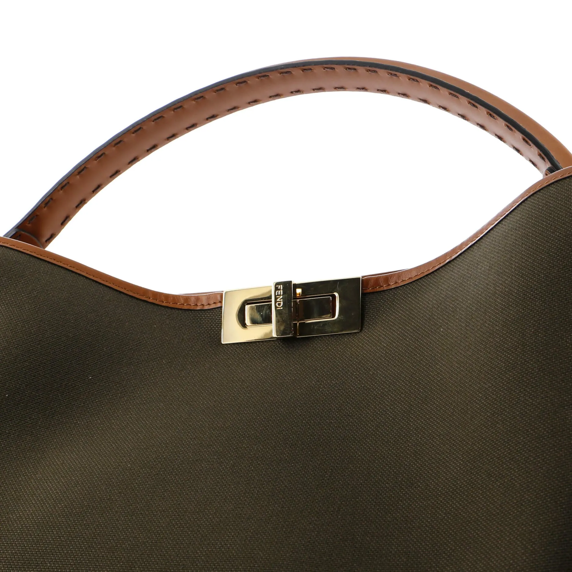 Peekaboo X-Lite Bag Canvas with Leather Large