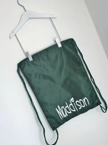 Personalised Name Drawstring Bag