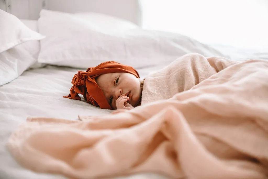 Pop Ya Tot - Muslin Swaddle - Tissue Pink