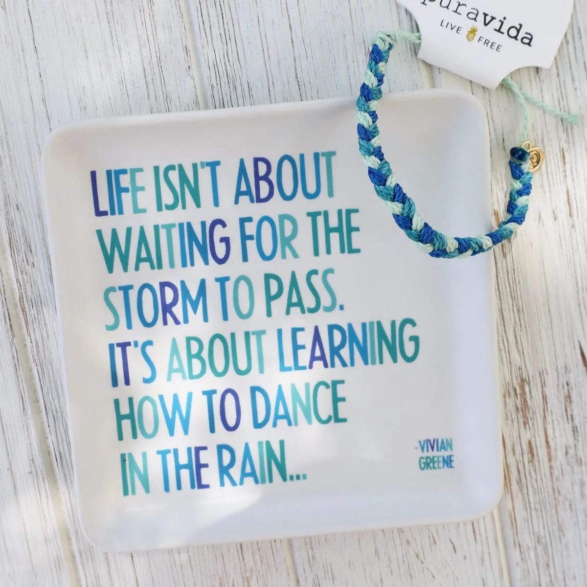 "Dance in the rain" Trinket Dish