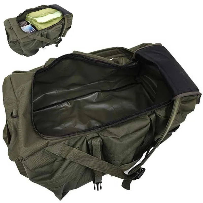 "ExpeditionMax 100L: The Ultimate Army Backpack for Outdoor Adventures and Travel"