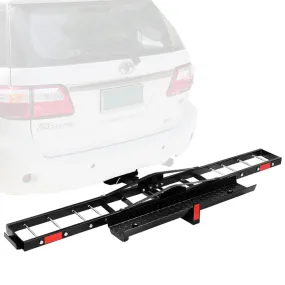 San Hima Motorcycle Carrier Motorbike Rack 2" Towbar 2 Arms Dirt Bike Ramp Steel