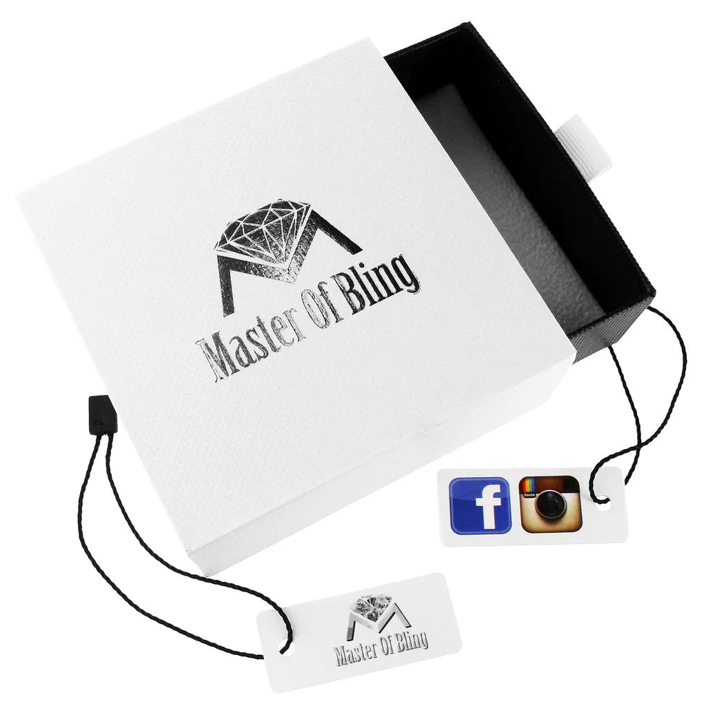 Silver Money Power Flexing Dollar Bag Custom Designer Pendant