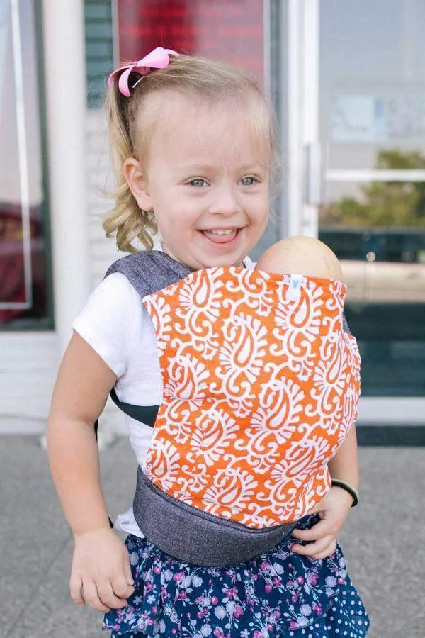 Soul Slings Orange Pop Doll Buckle Carrier