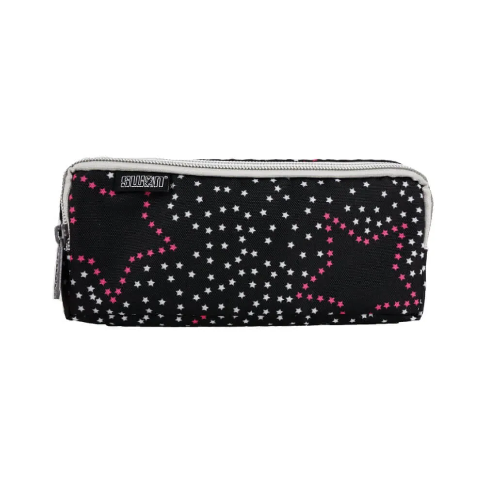 SWAN Pencil Case 2-Layer Large Capacity Stationery School Pouch