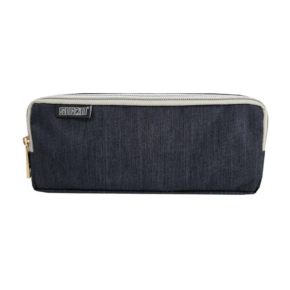 SWAN Pencil Case 2-Layer Large Capacity Stationery School Pouch
