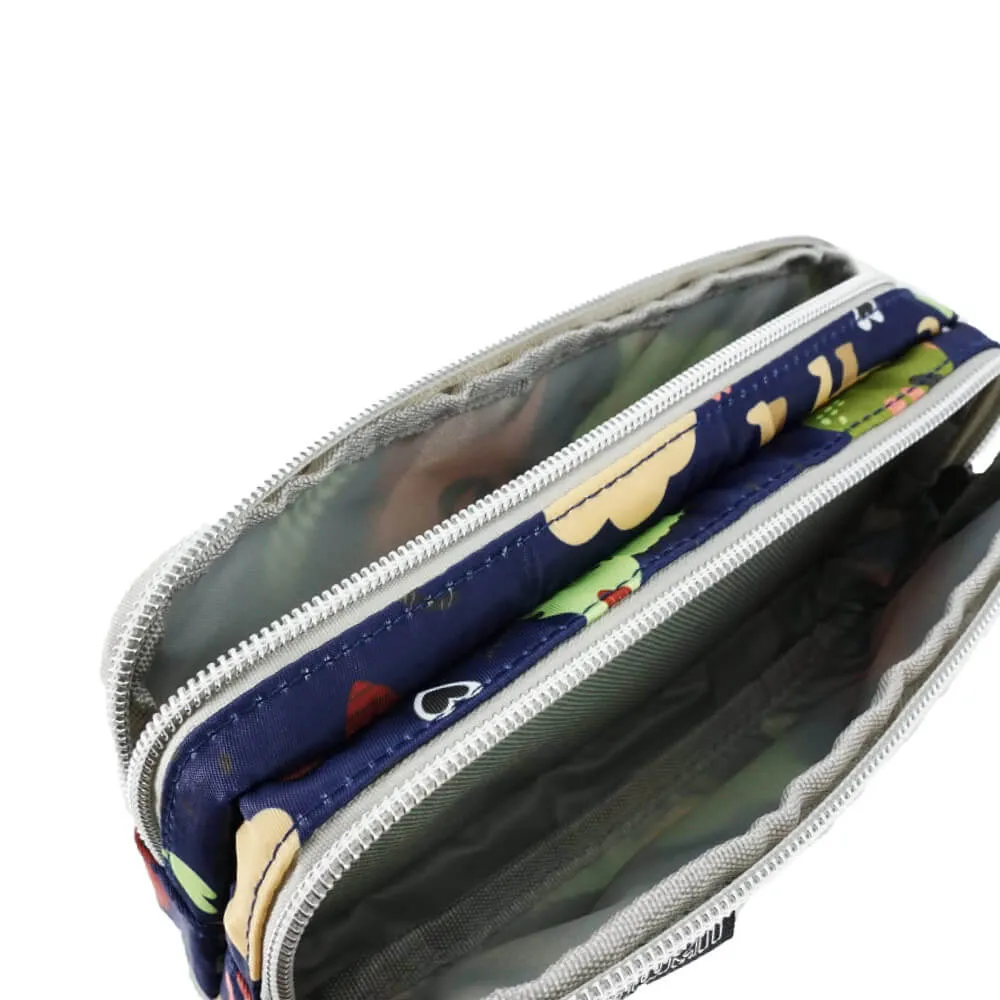 SWAN Pencil Case 2-Layer Large Capacity Stationery School Pouch