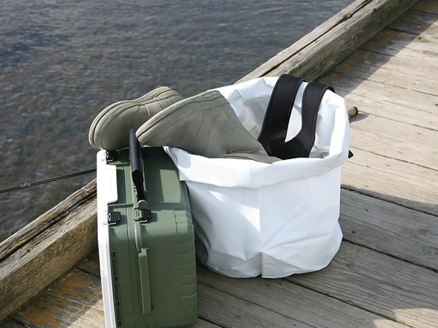 Tarp Bag Round S (16L) White
