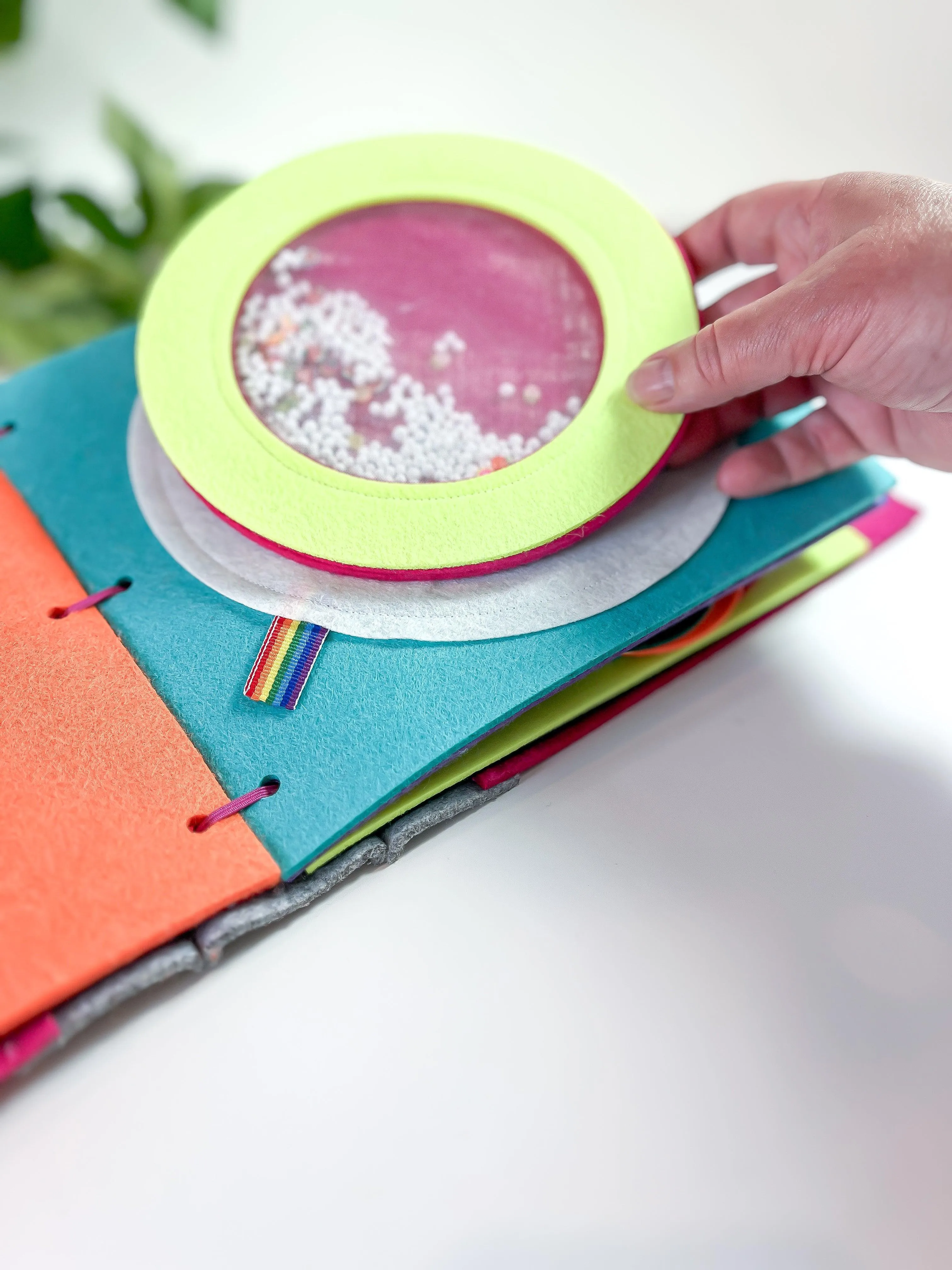 Tilt and Smash Quiet Book Page