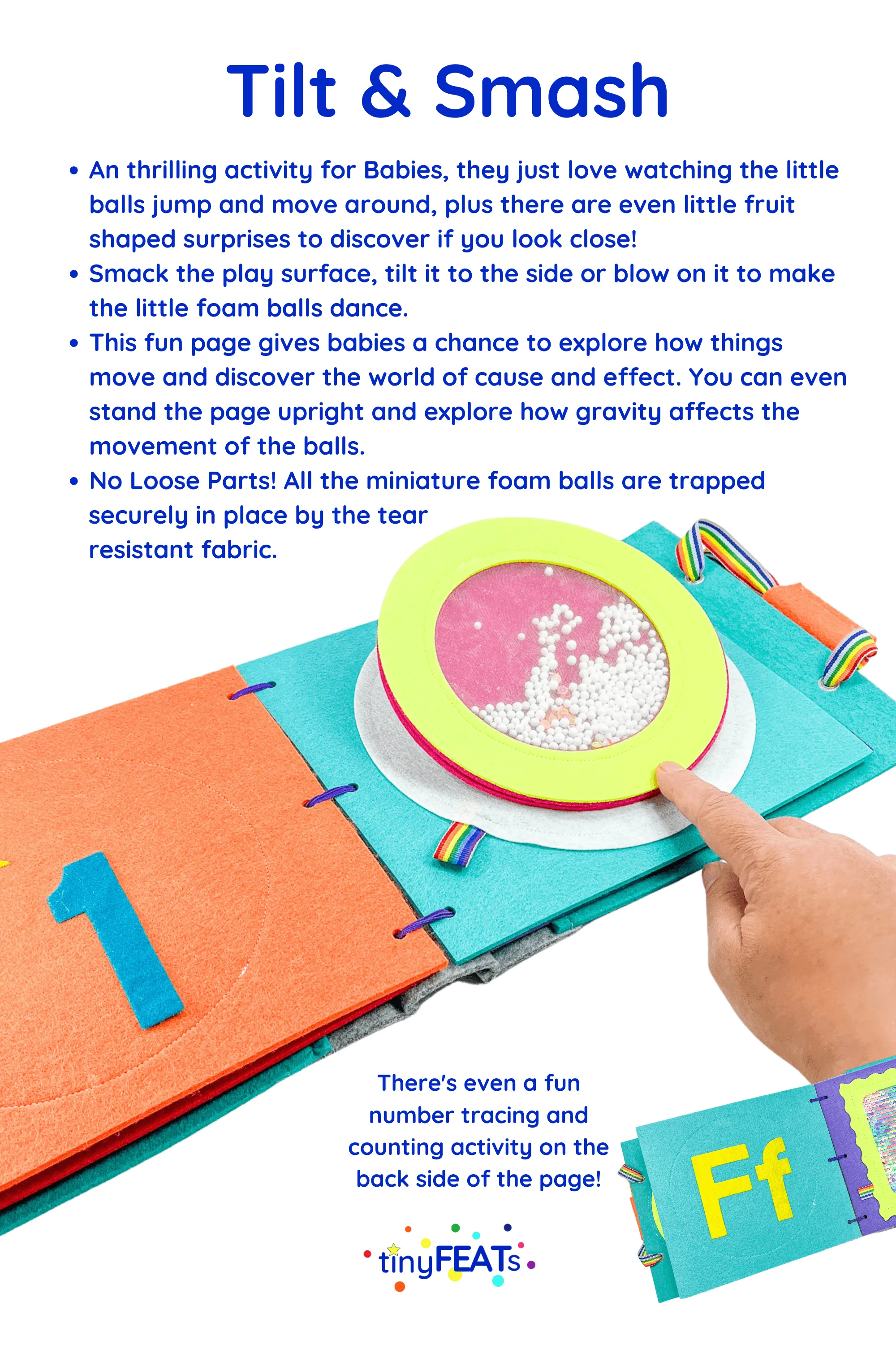 Tilt and Smash Quiet Book Page