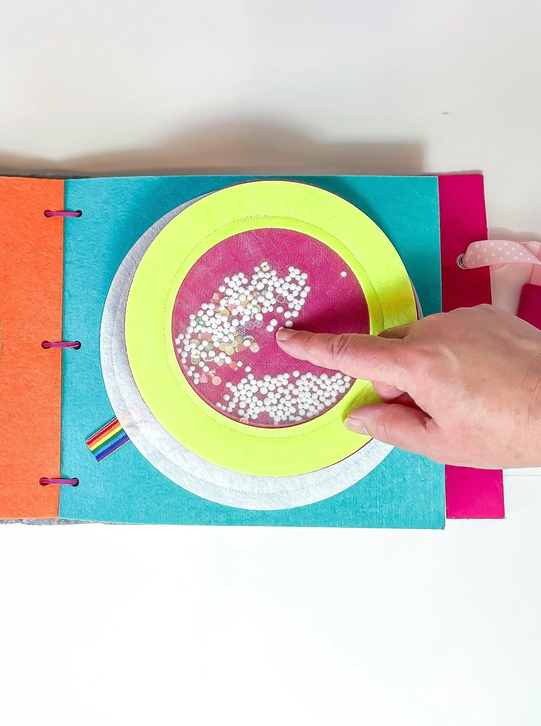 Tilt and Smash Quiet Book Page