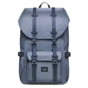 Travel Laptop Backpack, Outdoor Rucksack, School backpack Fits 15.6"(Nylon Grey)
