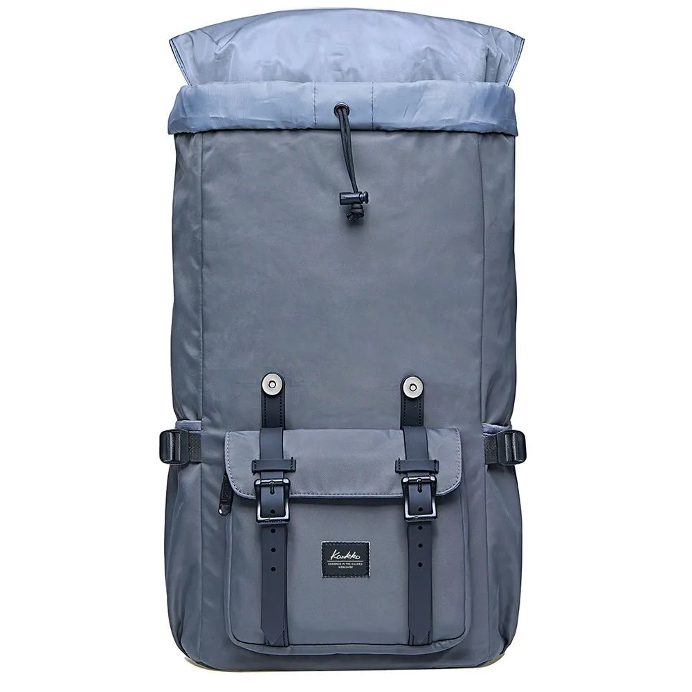 Travel Laptop Backpack, Outdoor Rucksack, School backpack Fits 15.6"(Nylon Grey)