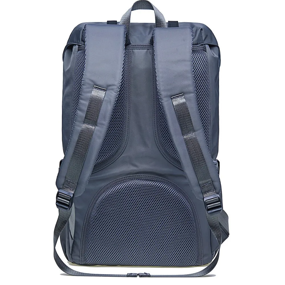 Travel Laptop Backpack, Outdoor Rucksack, School backpack Fits 15.6"(Nylon Grey)