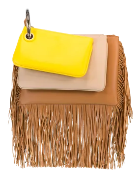 Triplette Fringe Handbag