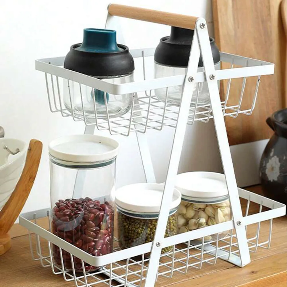 Two-Tier Countertop Organizer