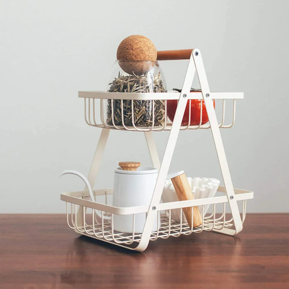Two-Tier Countertop Organizer
