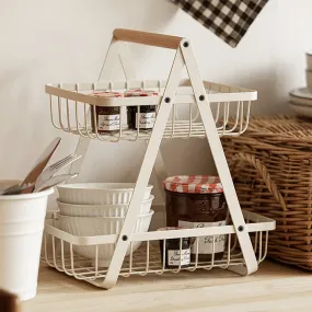 Two-Tier Countertop Organizer