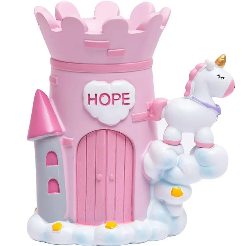 Unicorn Castle Pen Holder