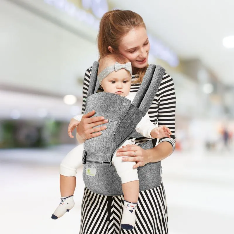 Upsy Daisy Cool Baby Carrier -  Multi-Positional Versatility, Detachable cap, Breathable Fabric