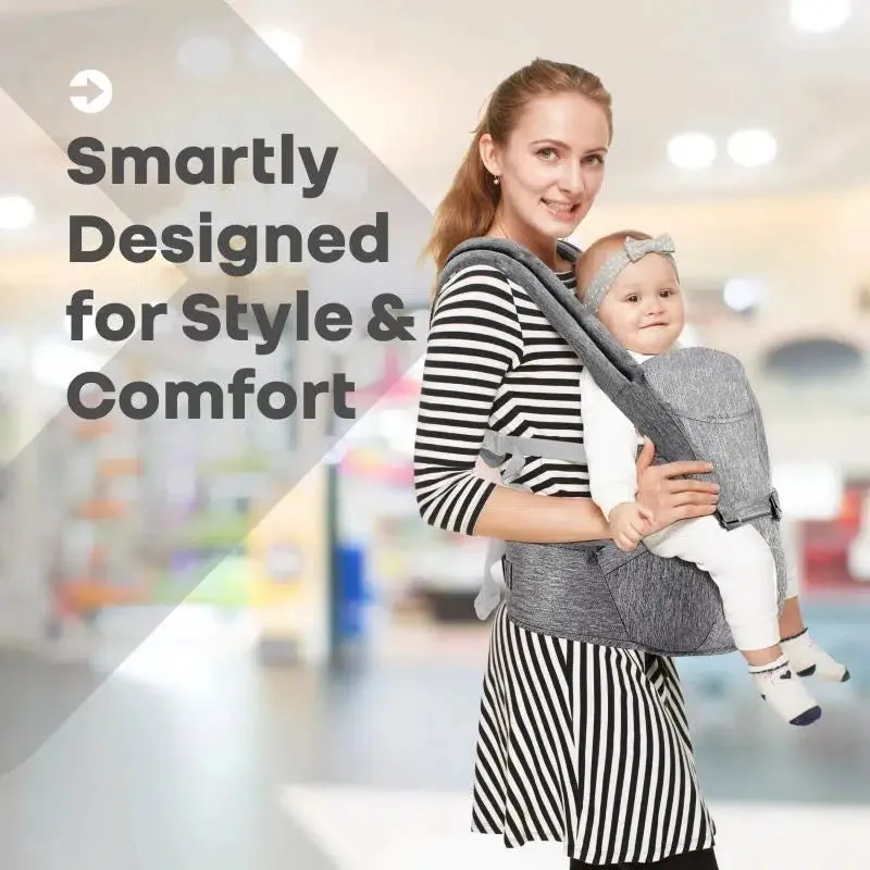 Upsy Daisy Cool Baby Carrier -  Multi-Positional Versatility, Detachable cap, Breathable Fabric