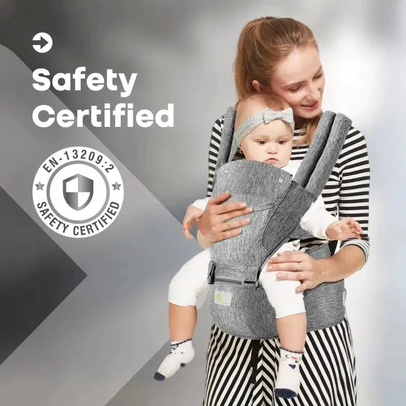Upsy Daisy Cool Baby Carrier -  Multi-Positional Versatility, Detachable cap, Breathable Fabric
