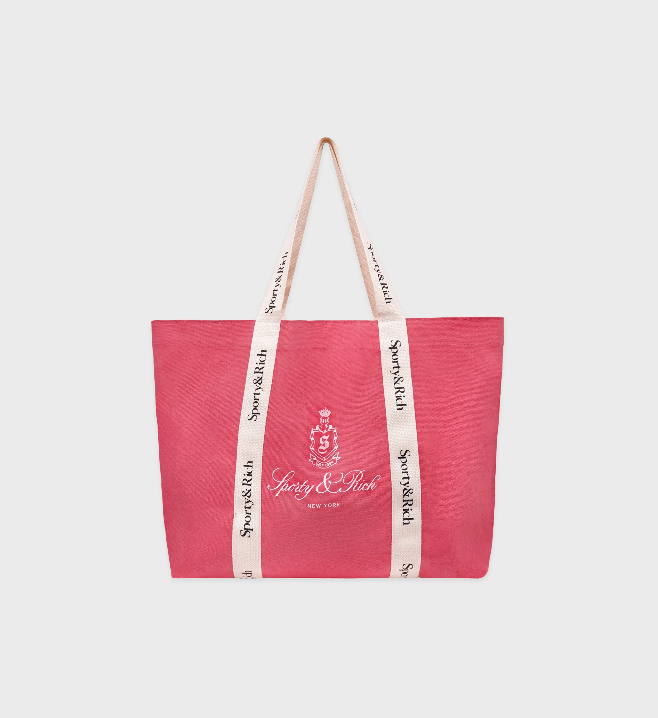 Vendome Club Tote Bag - Cotton Candy/White