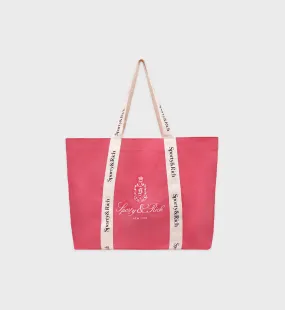 Vendome Club Tote Bag - Cotton Candy/White