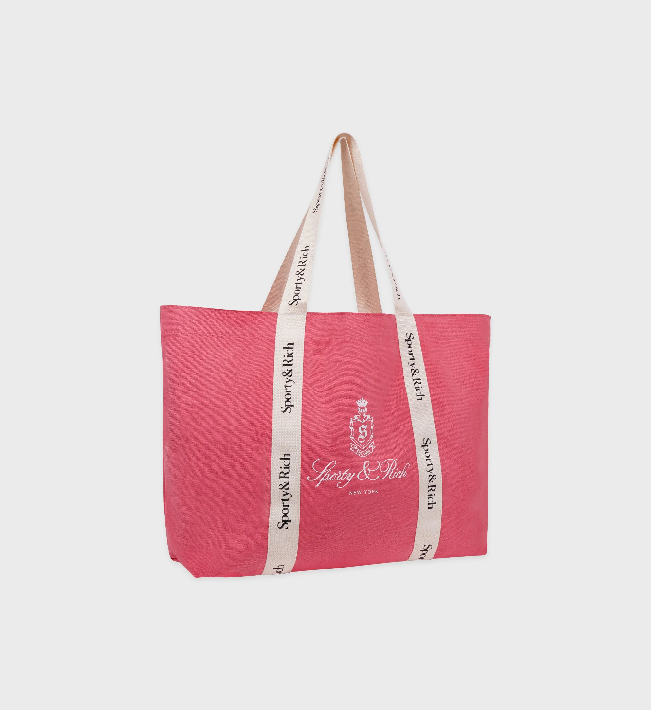 Vendome Club Tote Bag - Cotton Candy/White