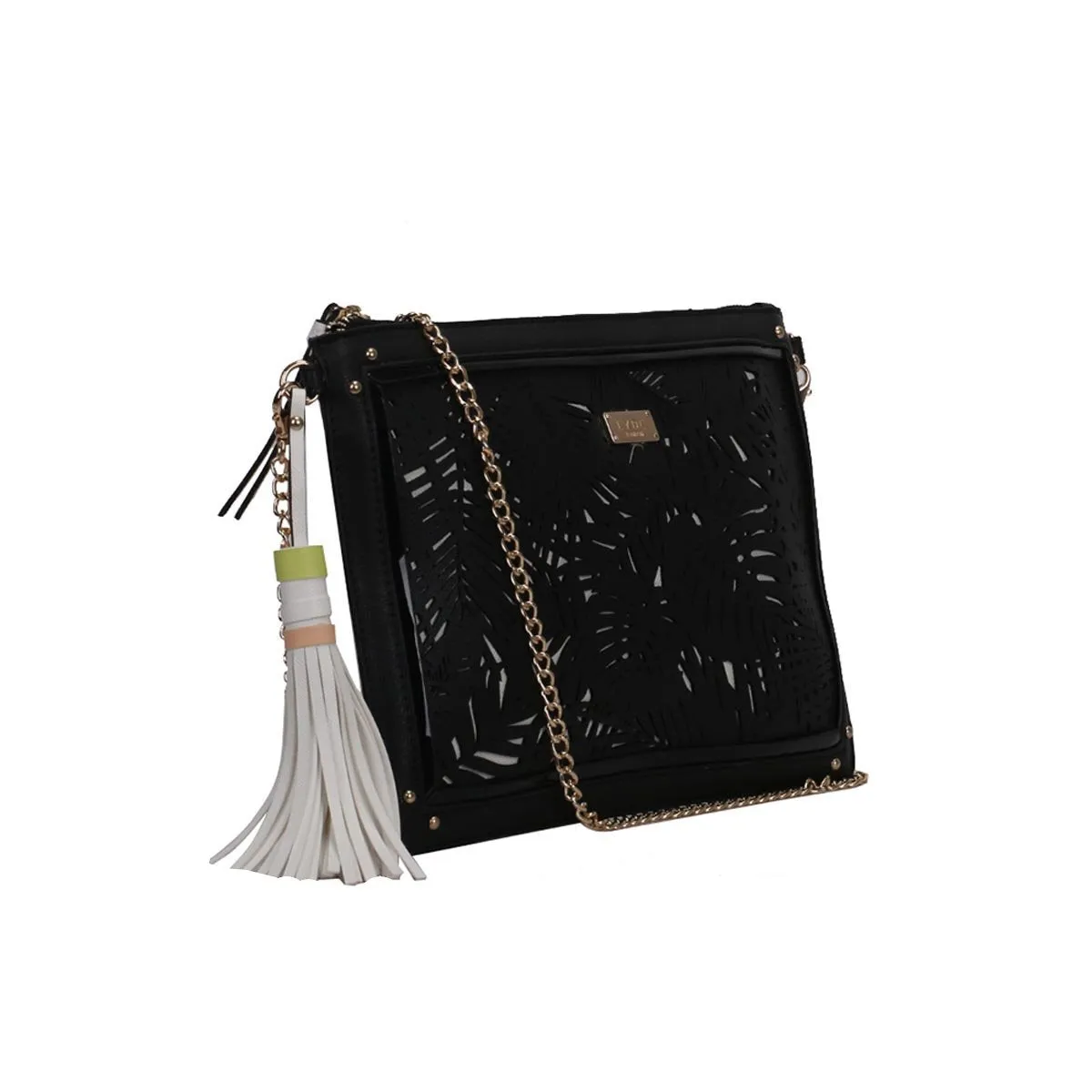 VIP LYDC Copacabana Nude Chain Clutch Bag