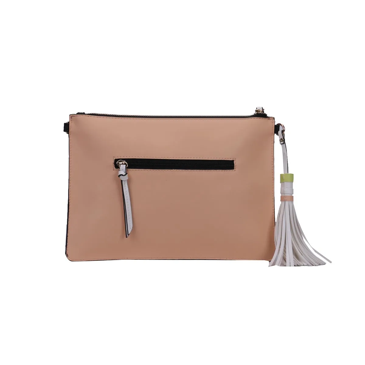 VIP LYDC Copacabana Nude Chain Clutch Bag