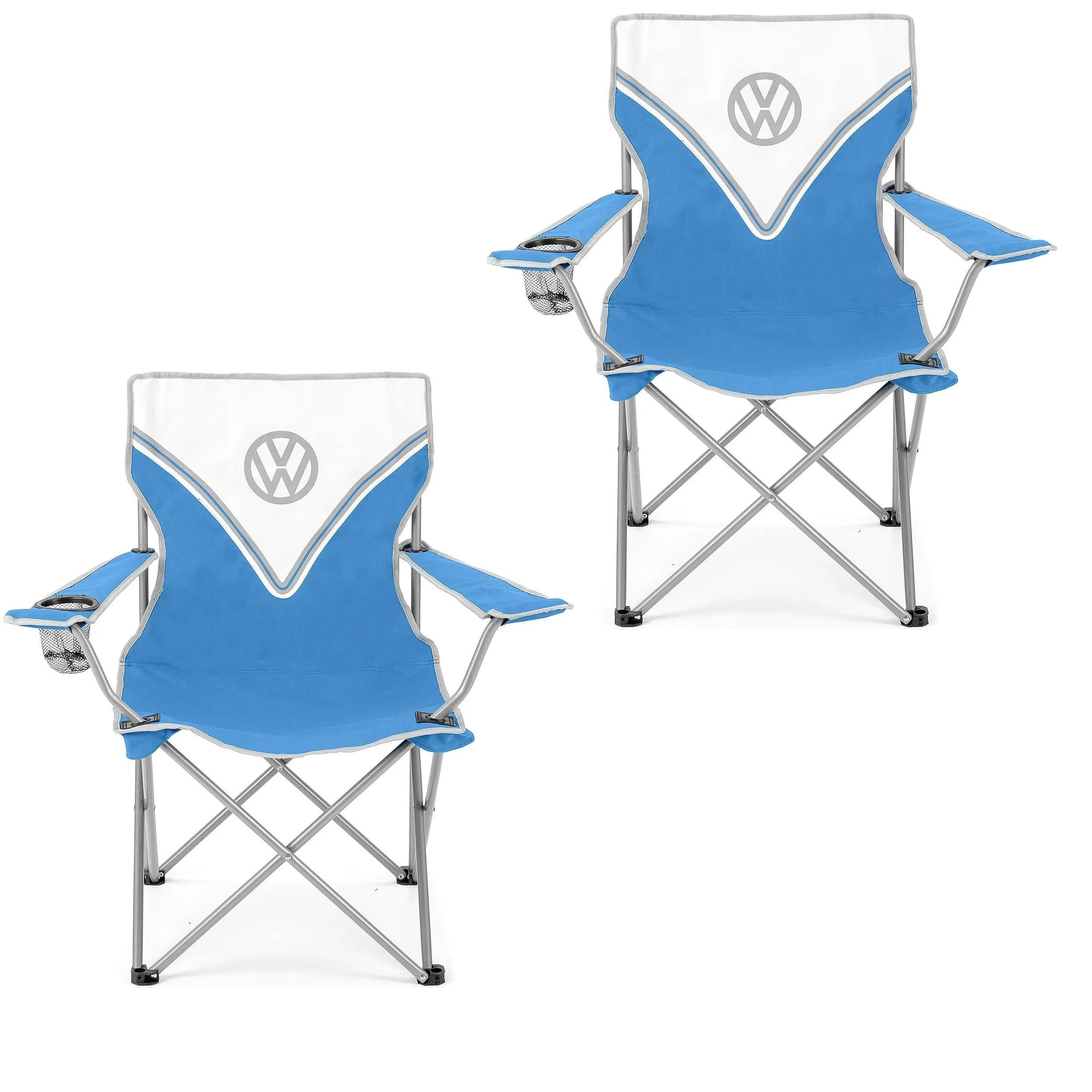 VW / Volkswagen Standard Folding Camping Chair - Blue