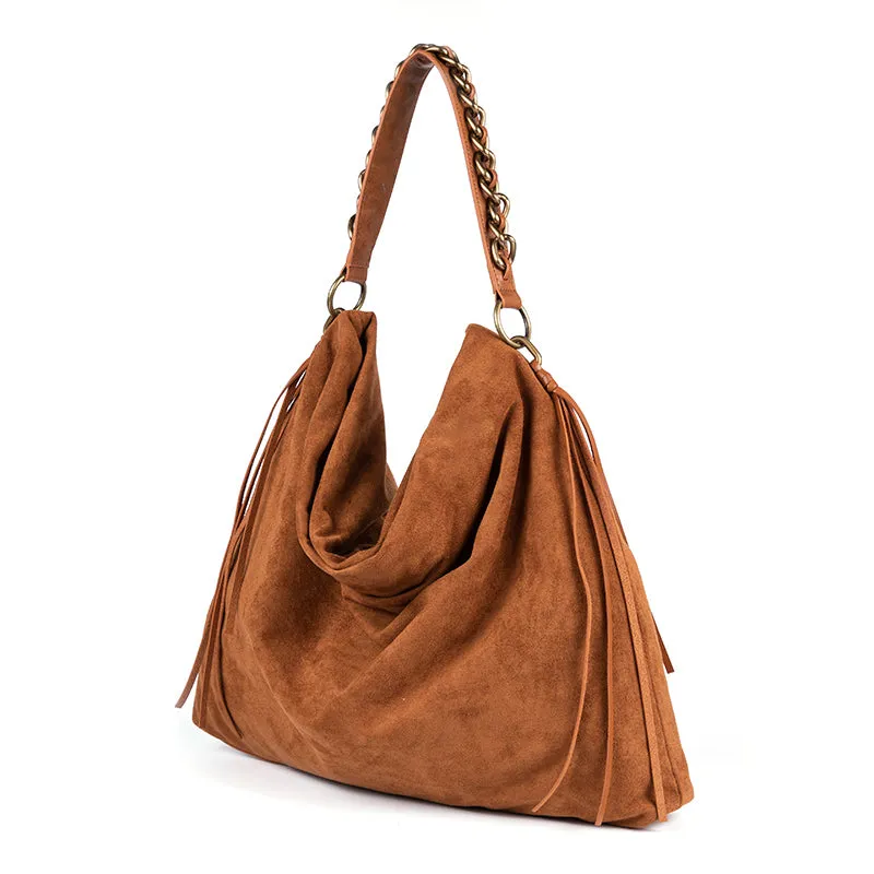 Womens Western Fringe Purse Boho Vegan Leather Shoulder Handbags For Women