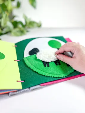 Wooly Sheep Quiet Book Page